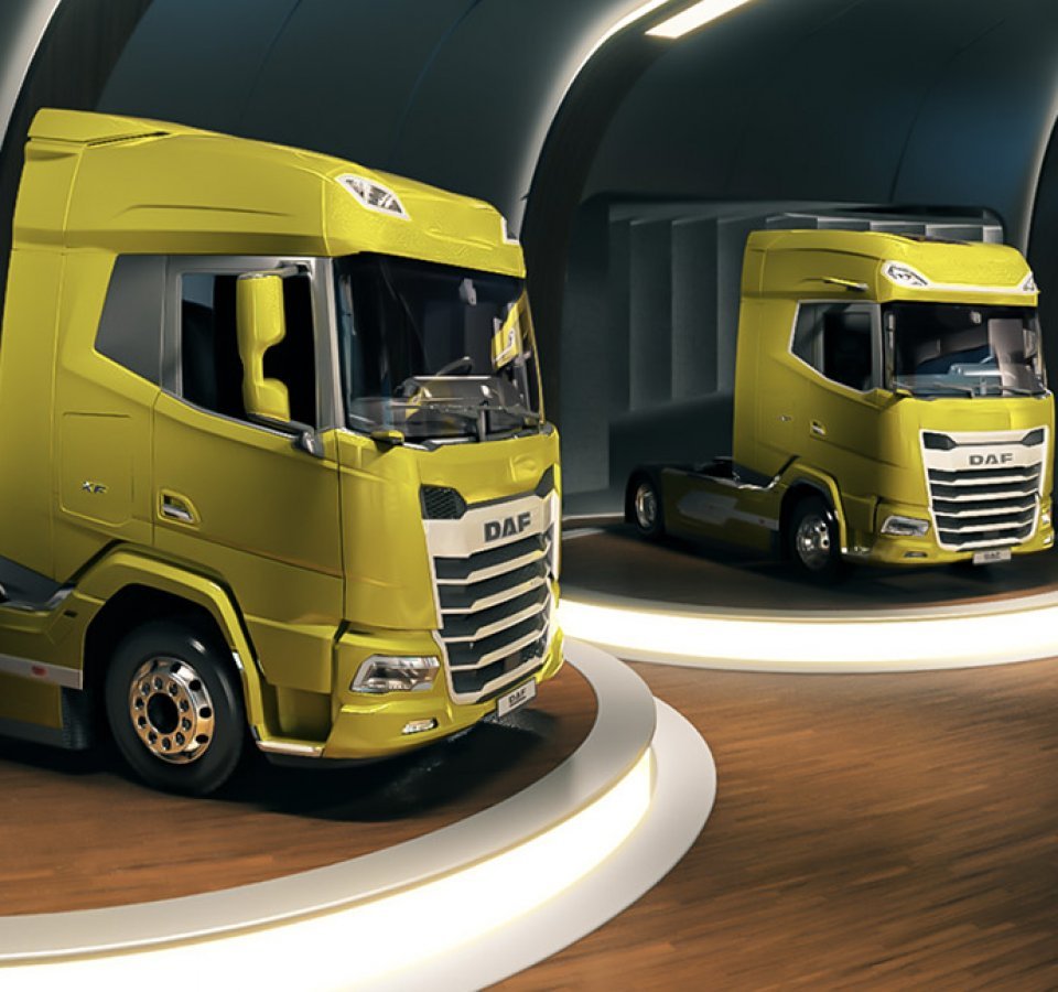 DAF Trucks: Neue XF- und CF-Reihe soll deutlich sparsamer sein -  Aerodynamik, Sattelzugmaschine, News